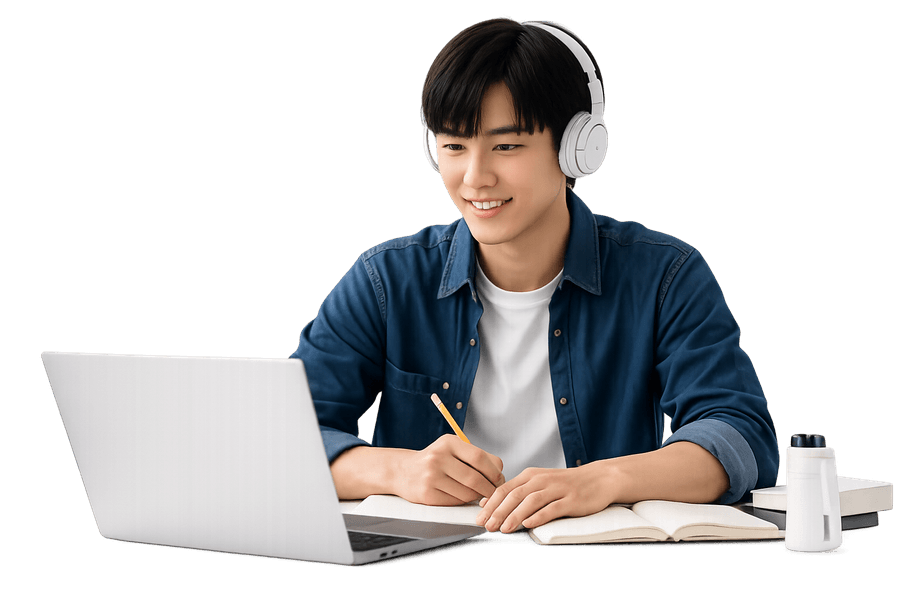 Student learning online with MAXZENE